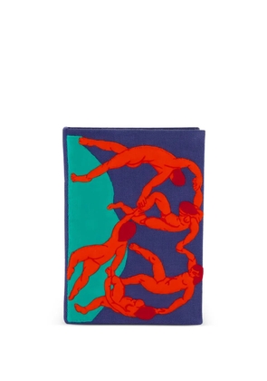 Olympia Le-Tan Dance book-design clutch - Blue