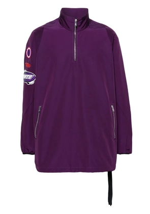 Lanvin x Future Pluto half-zip windbreaker - Purple
