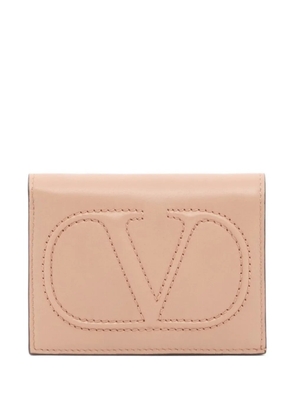 Valentino Garavani small VLogo Walk nappa wallet - Neutrals