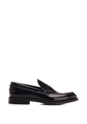 corvari polished penny loafers - Black