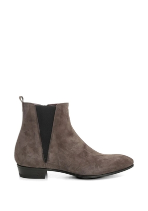 Lidfort suede zip-fastening ankle boots - Grey