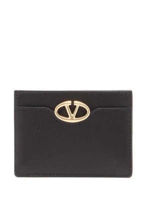 Valentino Garavani card holder The Bold Edition in calfskin - Black