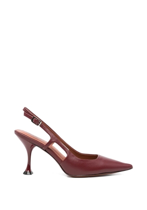 Lola Cruz Rhina pointed-toe slingback pumps - Red