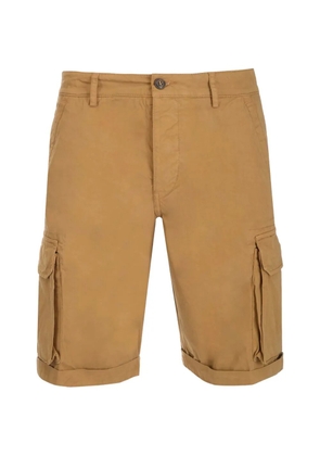 Al Duca D’Aosta 1902 button-fastening cotton cargo shorts - Brown