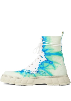 Virón printed lace-up boots - Neutrals