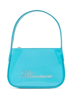 Blumarine rhinestone-embellished mini bag - Blue