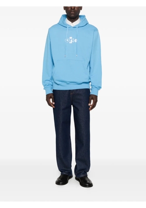 Arte Antwerp logo-print drawstring hoodie - Blue