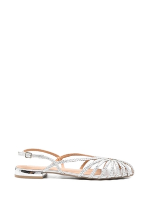 gioseppo Hingham braided cage sandals - Silver