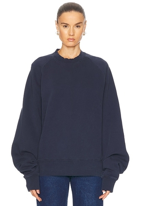 WAO The Crew Sweatshirt in Navy - Navy. Size XS (also in ).