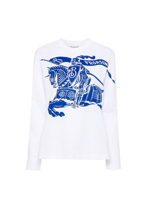 Burberry Equestrian Knight Motif Long Sleeve Shirt