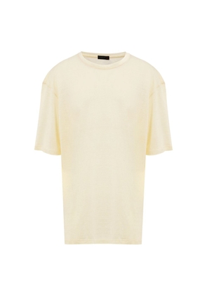 Corneliani Yellow Linen T-Shirt - 62
