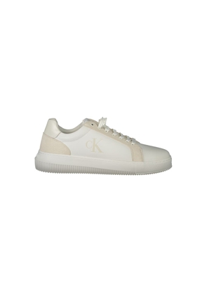 Calvin Klein White Polyurethane Men Sneaker - EU41/US8