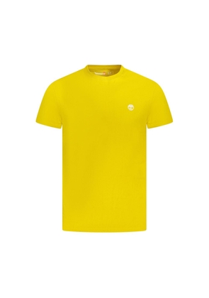 Timberland Yellow Cotton Men T-Shirt - S