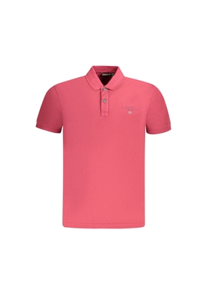 Napapijri Rosso Cotton Men Polo - S