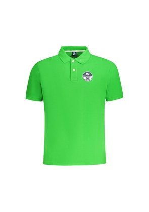 North Sails Verde Cotton Men Polo - S