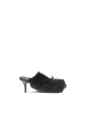 Pedro García Black Leather Stiletto Heel Sandals - EU36/US6