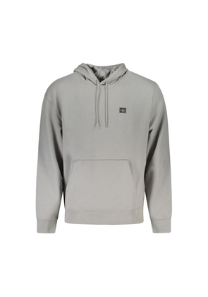 Calvin Klein Grigio Cotton Male Sweatshirt - XL