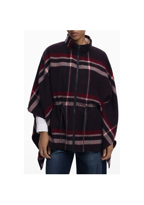 Desigual Black Polyester Women Poncho - One Size