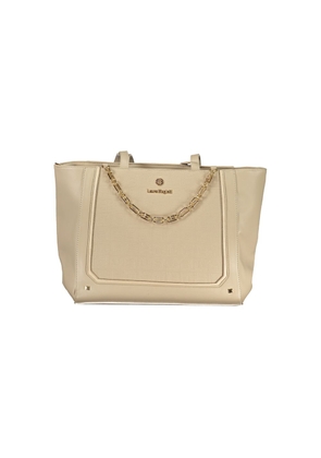 Laura Biagiotti Beige PVC Women Handbag