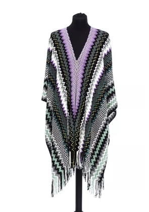 Missoni Multicolor Wool Women Poncho - Unisex