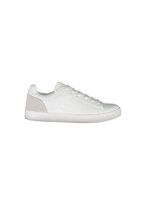 Napapijri White Leather Men Sneaker - EU41/US8