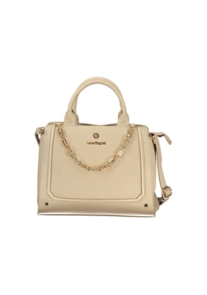 Laura Biagiotti Beige PVC Women Handbag