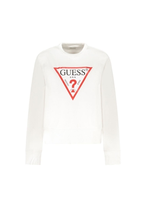 Guess Jeans White Cotton Women's Sweatshirt - XL