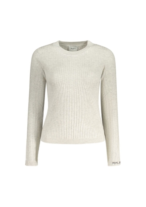 Pepe Jeans Grigio Cotton Women's Sweater - XS