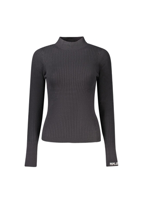 Pepe Jeans Black Cotton Women Sweater - XS