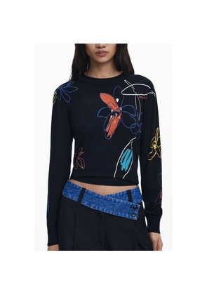 Desigual Black Viscosa Women's Jersey - XS