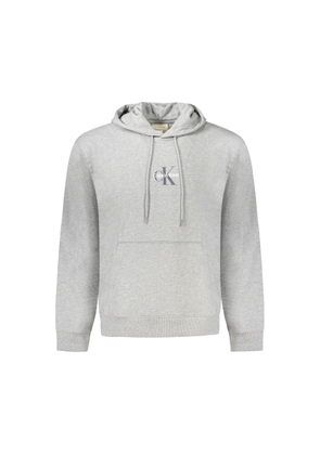 Calvin Klein 'Grigio Cotton Men's Sweatshirt with Hood' - L