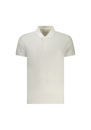 Calvin Klein Bianco Cotton Men Polo - S