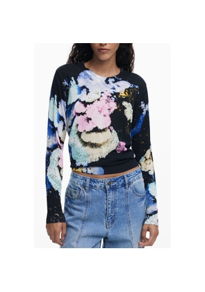 Desigual Nero Viscosa Women Jersey - XS