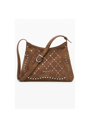 Desigual Marrone Poliuretano Women Backpack