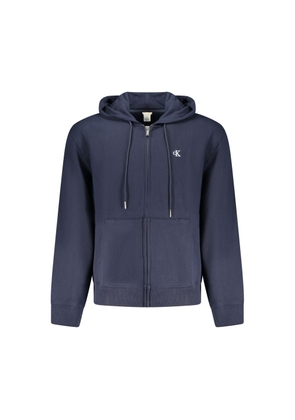 Calvin Klein 'Blu Cotton Men's Hooded Sweatshirt' - XL