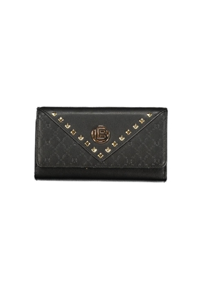 Laura Biagiotti Black Polyurethane Women Wallet