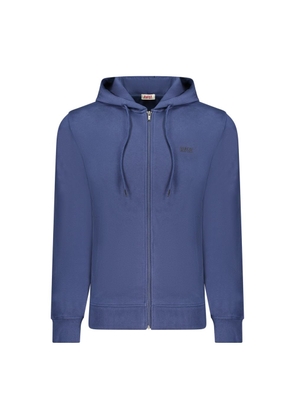 Rifle Blue Cotton Men's Hoodie - M