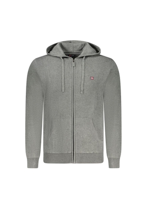 Norway 1963 Grigio Poliammide Mens Cardigan - S