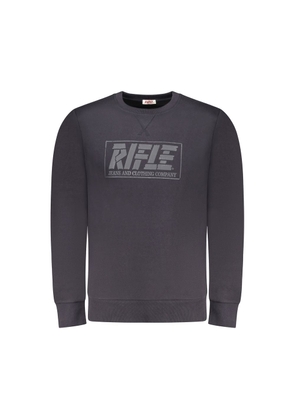 Rifle Blue Cotton Men Sweatshirt - M
