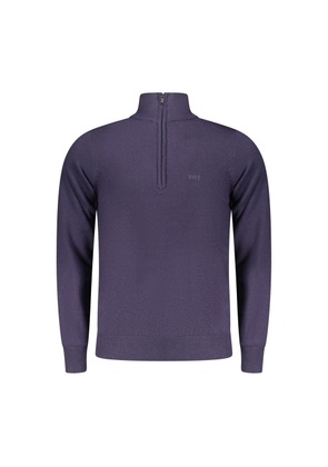 Rifle Blu Polyester Men Sweater - M