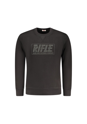 Rifle Black Cotton Men Sweatshirt - XXL