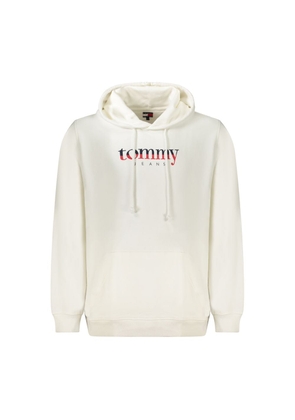 Tommy Hilfiger White Cotton Men Sweatshirt - S