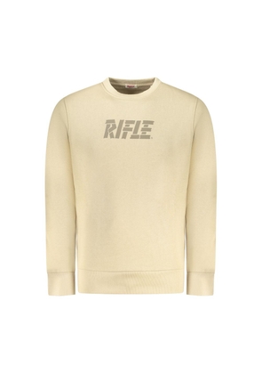 Rifle Beige Cotton Men Sweatshirt - XXL