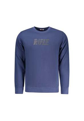 Rifle Blue Cotton Men Sweatshirt - M