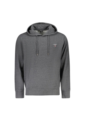 Accademia Militare Grigio Cotton Men's Hoodie - L