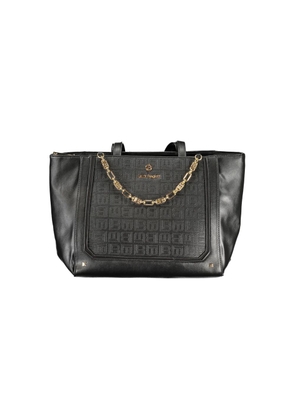 Laura Biagiotti Black PVC Women Handbag