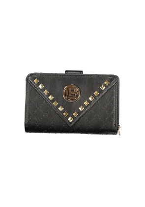Laura Biagiotti Black Polyurethane Women Wallet