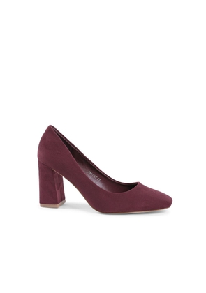 19V69 Italia Bordeaux Fabric High Heel Pumps - EU36/US6
