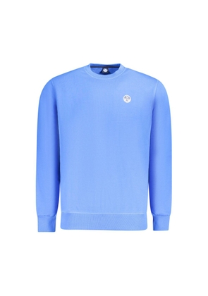 North Sails Blue Cotton Men's Sweatshirt - M