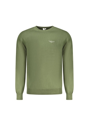 Accademia Militare Verde Cotton Men's Sweater - S